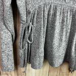 Caslon  Heather Gray Long Sleeve Blouse Photo 1