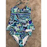 Trina Turk New. paisley swirl tankini set. Retails $168. Size 4 Photo 5