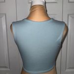 Danielle Guizio Guizo Celestial Stretch Top in Light Blue Size XXS NWOT Photo 1