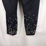 Isaac Mizrahi  LIVE! Size 14P Pants Black Pearl Beaded Dress Pants Trousers‎ 1026 Photo 8