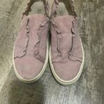 Sole Society Talexa blush pink suede chunky slip on sneaker with ruffles 9.5 Photo 1