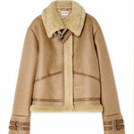 NA-KD Josefine HJ x faux shearling aviator jacket size 34! Photo 0