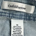 Croft & Barrow NWT  Denim bottoms Women's Size 14 natural fit Photo 2