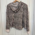 Victoria's Secret Like New Victoria’s Secret Leopard Print Thermal Pullover Hoodie Photo 2