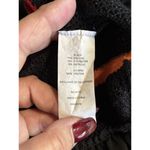 Mac & Jac Black/Multi‎ Striped Sweater Round Neck Long Sleeve Size XL Open Knit Black Photo 6