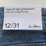 Sam Edelman New The Kitten Mid Rise Straight Leg Ankle Jeans Frida Photo 8