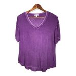 Abound  Women’s Washed V-neck High-Low Short Sleeve T-shirt Photo 64