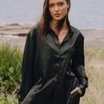 Daily Drills  Silk Black Shirt Photo 0