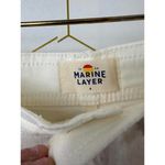Marine layer  White Bridget Slim Wide Leg High Rise Crop Pants - Size - 4 Photo 6