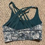 Lululemon  Free To Be Moved Bra Wildwood White Multi / Green Jasper- Size 4 Photo 0