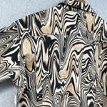 Good American Boyfriend Trucker Jacket Womens 3 Large Natural Swirl Quirky Mob Photo 3