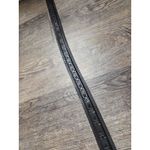 Echt Leder Leather Black Genuine Leather Women's Belt Made in Italy Large Photo 9