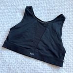 Victoria's Secret  VSX Sports Bra S Black Mesh Inserts Wireless Unlined Athleisure Photo 3