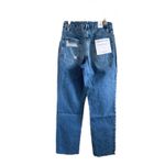 Good American Good Vintage Frayed Hem Jeans in Indigo Blue 0/25 NWT Photo 5