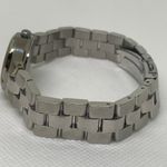 Timex  indiglo women’s quartz date watch silver tone 25mm links size 7” running Photo 3