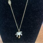 Juicy Couture Pam Gela Palm Tree Rhinestones & Faux Pearl Coconuts Necklace Photo 3
