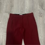 ALC Frank A.L.C. Lawrence Burgundy Wide Leg Pants Size 6 Photo 2