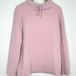 LL BEAN Funnelneck Sweatshirt Sz XL Ultrasoft Sweats Dusty Rose Pink Preppy Photo 0