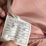 Blush Lace Appliqué Short Formal Dress Size 4 Bridesmaid Cocktail Party Gown Pink Photo 6