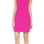 Diane Von Furstenberg  Hot Pink Carrie Sleeveless Crepe Mini Dress Size 2 Photo 13