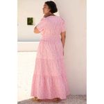 Anthropologie NWT Somerset Maxi in Raspberry Fern Print Cotton Dress XL Photo 3