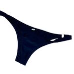 SheIn Size Medium Fully Adjustable Cheeky Bikini Swimsuit Bottoms Black Photo 0