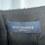 Piazza Sempione Bateau Neckline Mini Shift Dress in Black Size 12 Photo 7