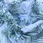 Sigrid Olsen  Palm Frond Elastic Waist Linen Blend Shorts Size Large Photo 6