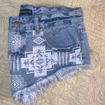 Billabong Size 9 Aztec Laneway Jean Shorts Photo 8