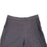Caslon Linen Blend Wide-Leg Culottes Pants Pockets Lagenlook Charcoal size XS Photo 2