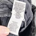 Free People  Wales Wide Leg Jean Black Cotton Denim High Waisted Women's Size 26 Photo 8