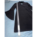 White House | Black Market  Dress Womens XS   Black Cut Out Flounce Sleeve Shift Photo 4