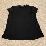 Reebok  Women’s Black Fitted Cap Sleeve T-Shirt Size XL Photo 2