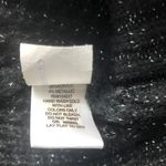 Derek Heart Y2K Cowl Neck Metallic Black Knit Sweater Size M Photo 9