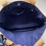 Draper James NWT  Everyday floral scarf straw tote bag Photo 9