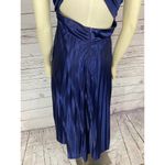 My Michelle  Blue One Shoulder Ruched Formal Beaded Empire Waist dress size 13 Photo 5