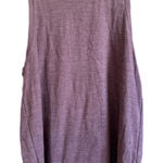 Kyodan Purple Heathered Relaxed Fit Sleeveless Tank Top Women's M Photo 0