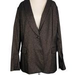Lane Bryant  The Bryant Blazer Sparkle Career Jacket Party Occasion‎ Size 16 Photo 0