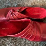 Croft & Barrow  Red Rouched Slip-on Clogs Size 8.5 Photo 2