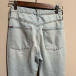 Alice + Olivia  Light Wash High Rise Bell Bottom Flare Jean in Space Oddity Size 25 Photo 5