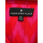 Pomander Place Dress XXL Pink Red Tiered Long Sleeve‎ V Neck Casual Photo 5