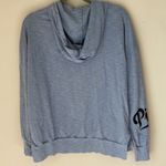 PINK - Victoria's Secret Pink Victoria’s Secret Zip Up Hooded Jacket Light Blue Size Women’s Small Photo 5