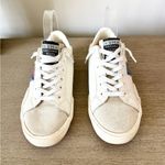 Vintage Havana Sneaker in White Leather with Suede and Tie Dye Print Accent Photo 1
