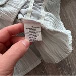 Altar'd State Altar’d state blue off shoulder tie top‎ boho cowgirl Photo 4