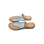 Coconuts by Matisse Women's Silver Whitney Leather Slip On Sandal Size 9 Photo 1