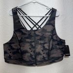 Torrid  NWT Happy Camper Zip Front Strappy Sports Bra Size 4X Photo 0