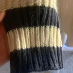 Color Style Loose Knit Dress V Long Sleeve Simple Casual Dresses Size Large. Photo 5