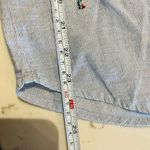 Casual bohemian white blue with embroidered details blouse L Blue Size L Photo 8