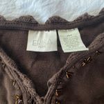 Erika Long Sleeve Y2K Brown Top Photo 2