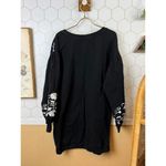 Daily Practice by Anthropologie Embroidered Sweatshirt Tunic Dress Photo 2